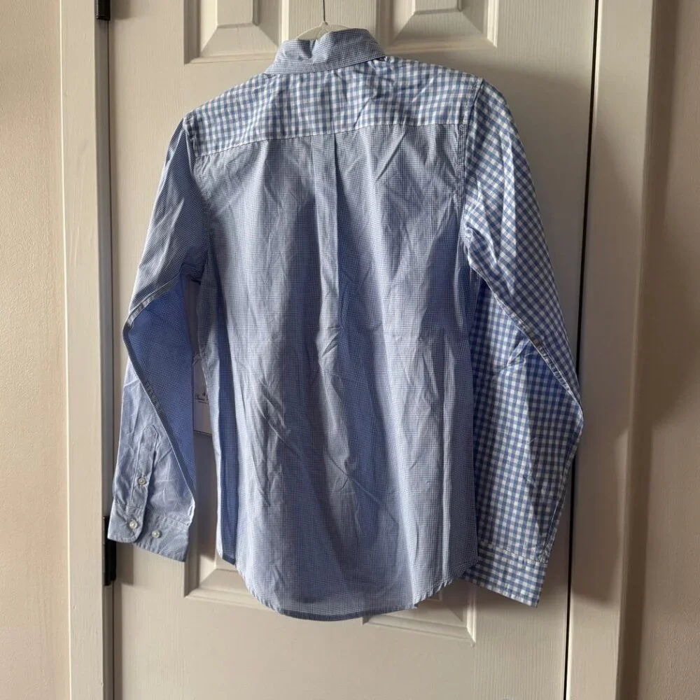 New Classic Prep Boys Owen Long Sleeve Button Down Bloomsbury Party Plaid 14